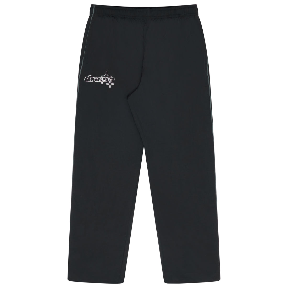 BLACK N GREY LINE-STA TRACK PANTS