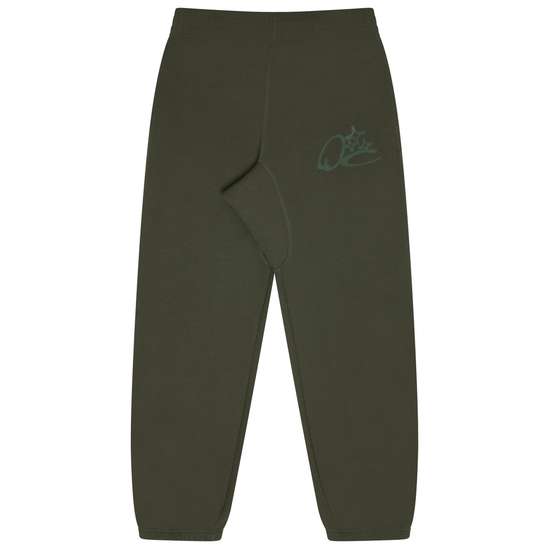 ARMY GREEN SCRIBBLE BOTTOMS