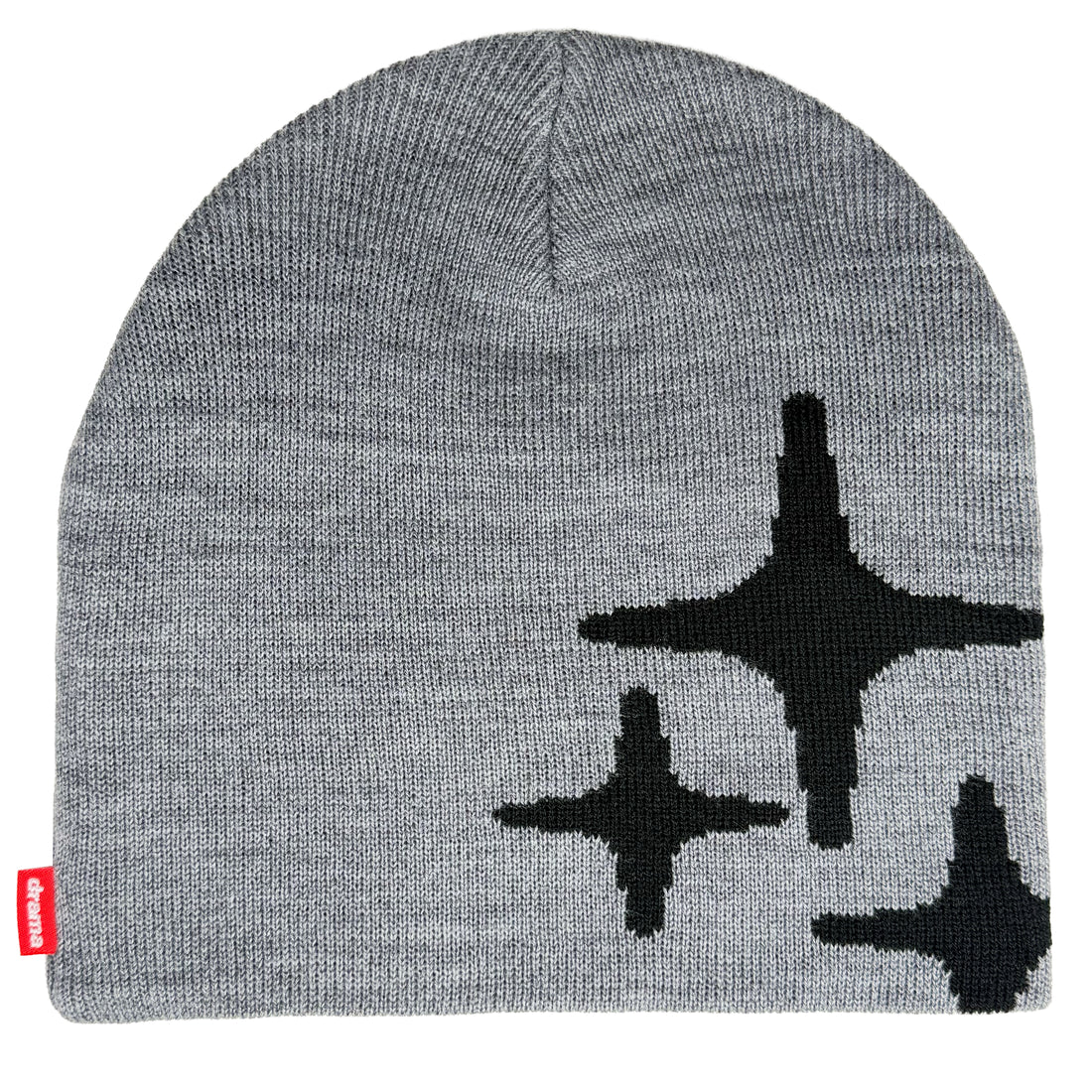 GREY N BLACK 3STA SKULLY