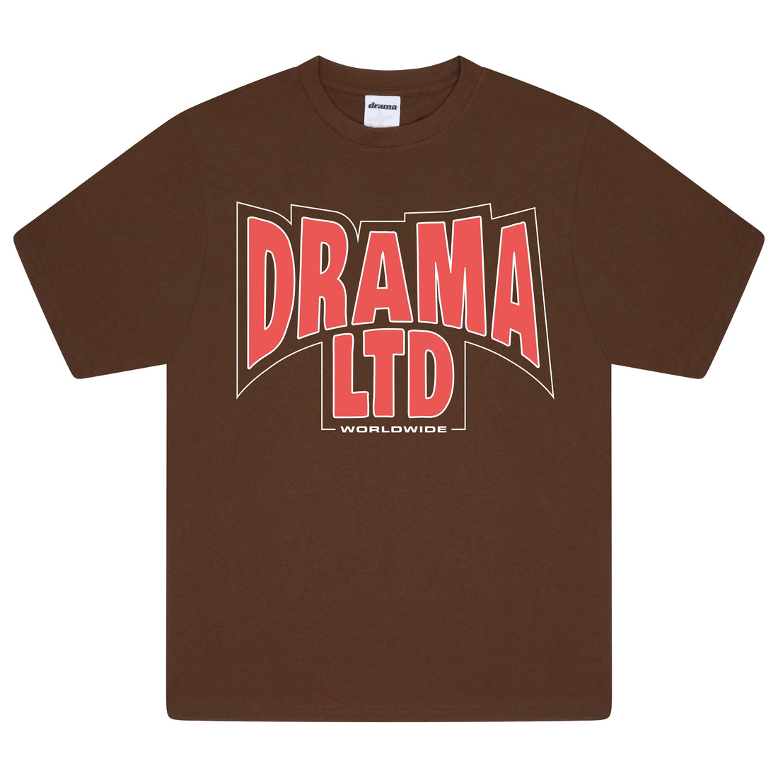 DRAMA WORLDWIDE TEE (BROWN)