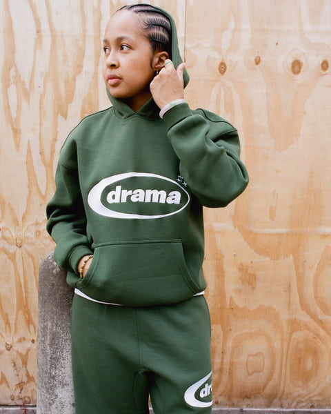 FOREST GREEN OVAL HOOD