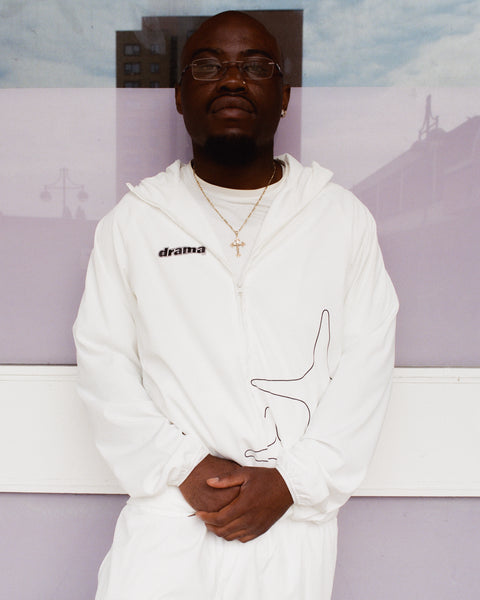 LIGHTWEIGHT NYLON JACKET (IVORY)