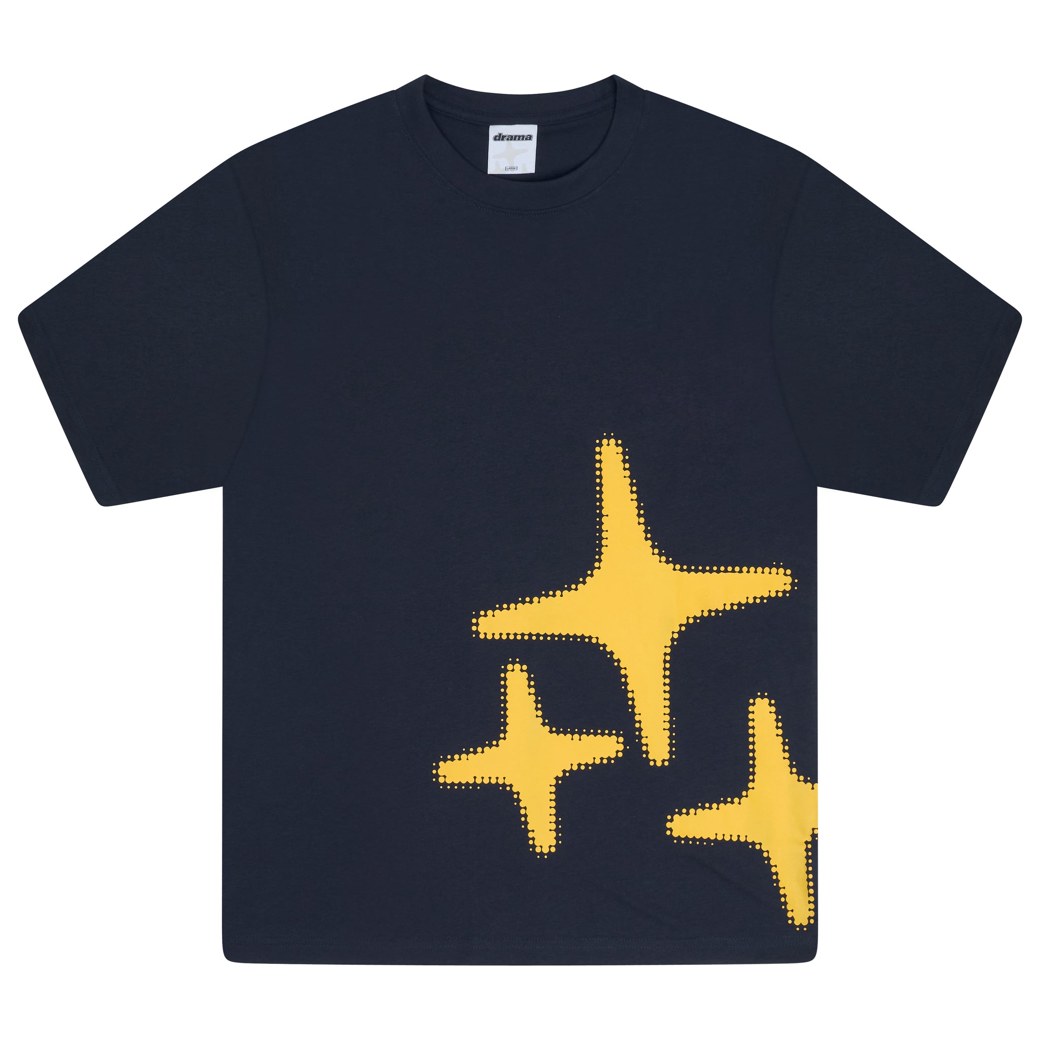 NAVY N YELLA 3STA TEE *NEW BLANK