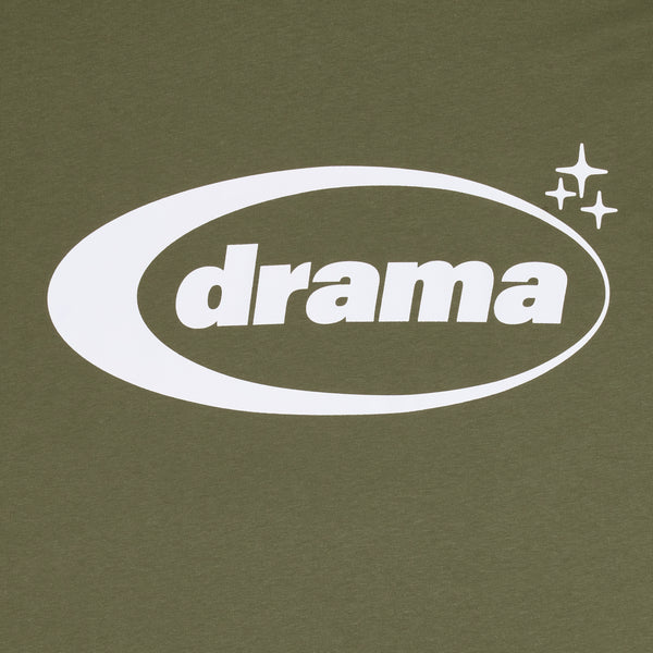 OLIVE GREEN OVAL TEE *NEW BLANK