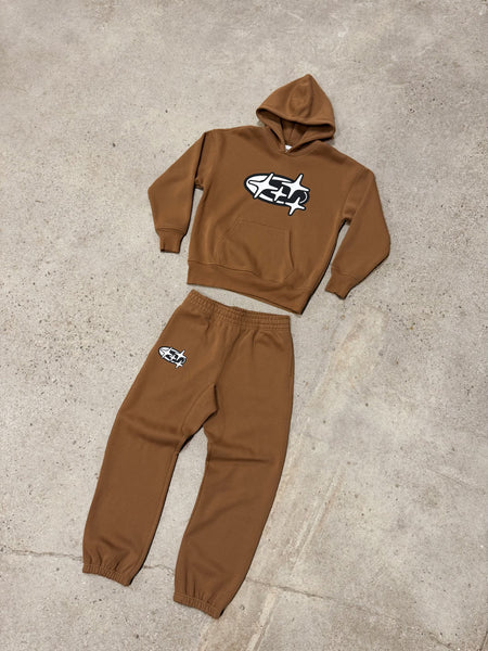 BROWN 4STA HOOD