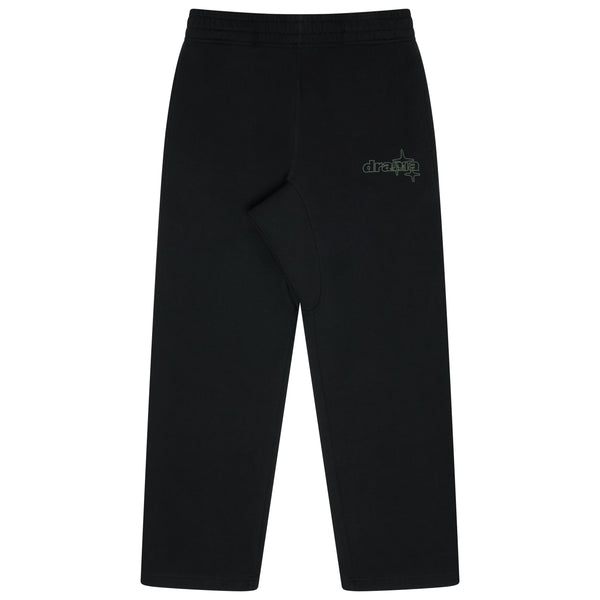 BLACK N GREEN LINE-STA OPEN LEG BOTTOMS