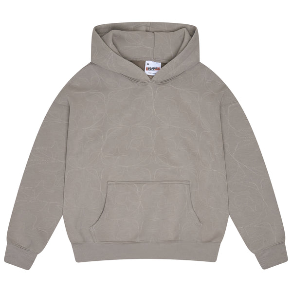 ASH BROWN ALL STAR EMBROIDERED HOOD