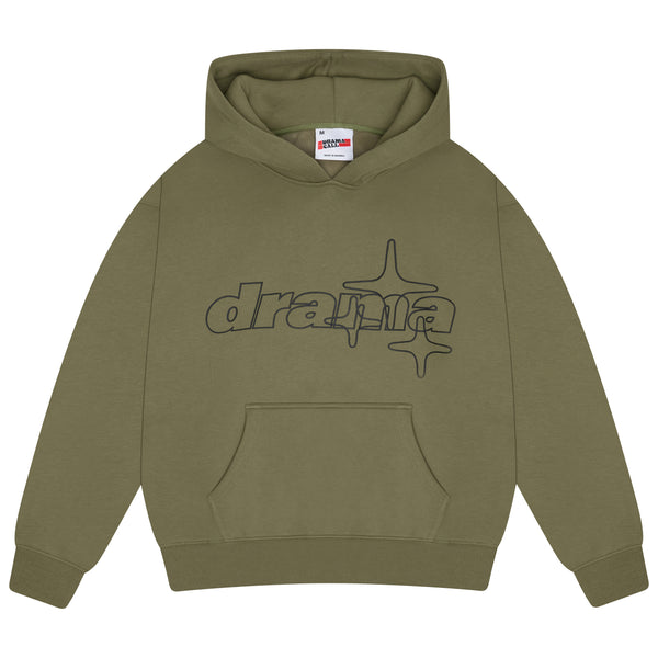 OLIVE GREEN LINESTAR HOOD