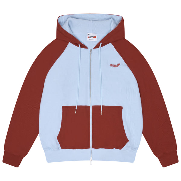 HEAVY 1STA THERMAL ZIP UP (RED N BLU)