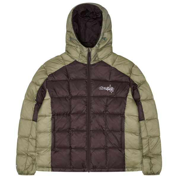 ARMY GREEN LINE-STA TWO TONE HIKIN JACKET