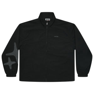 BLACK HALFTONE STA TRACK TOP