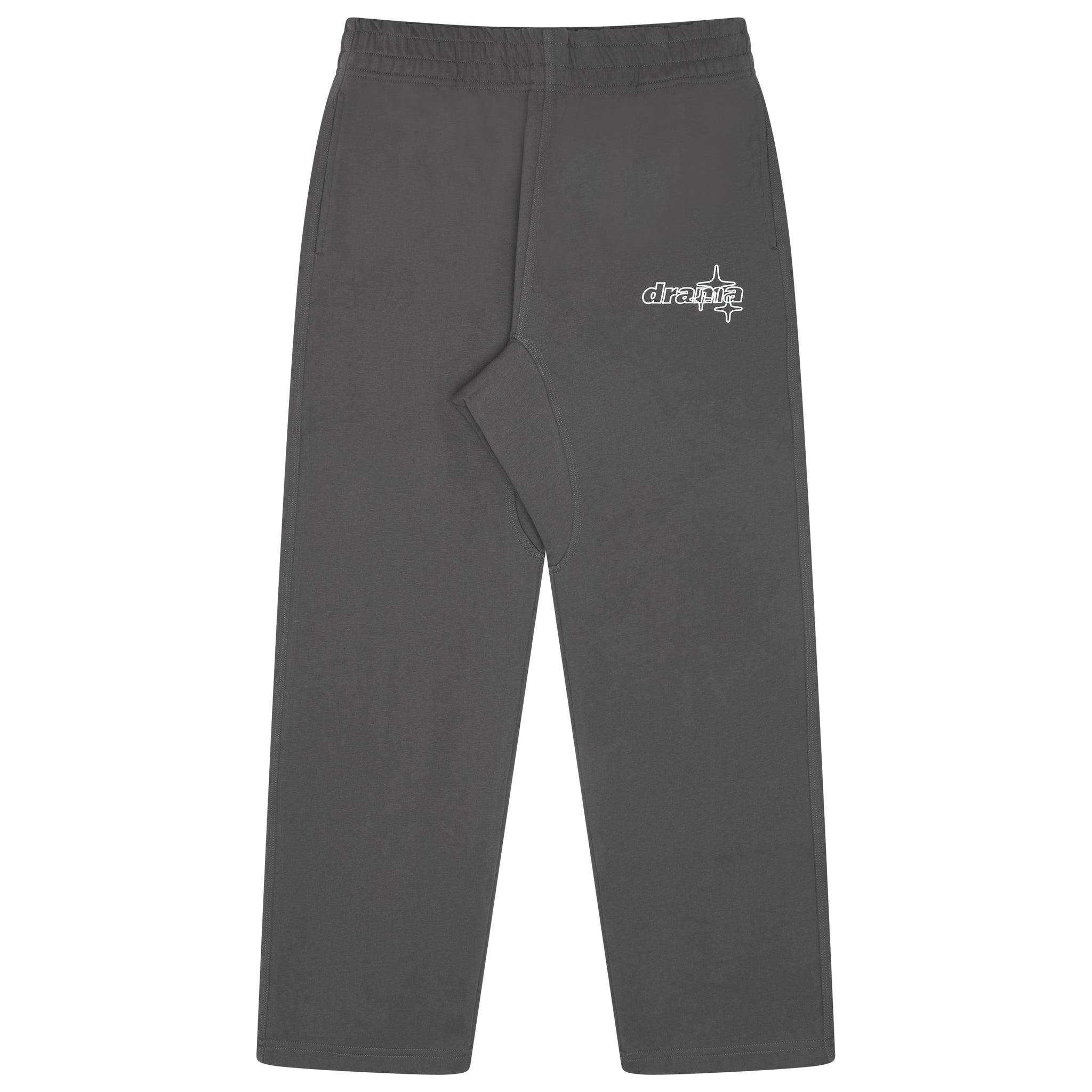 DARK GREY LINE-STA OPEN LEG BOTTOMS