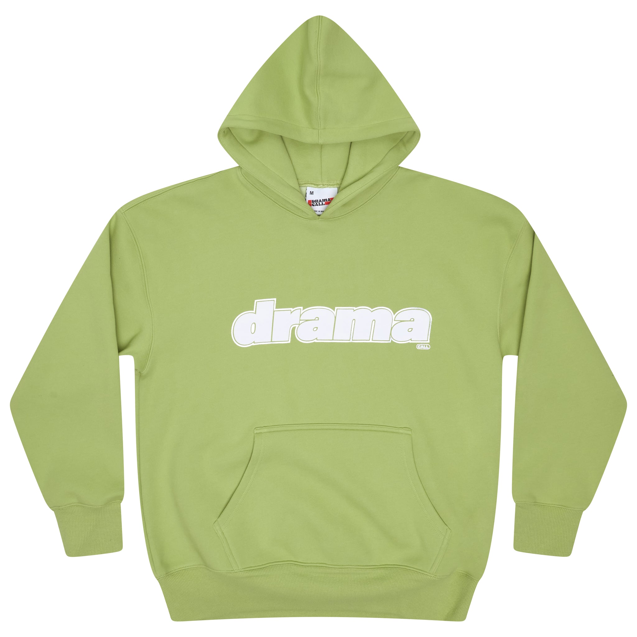 LIME GREEN STAPLE HOOD
