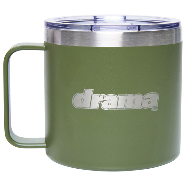 STAINLESS STEEL TRAVEL MUG (ARMY GREEN)