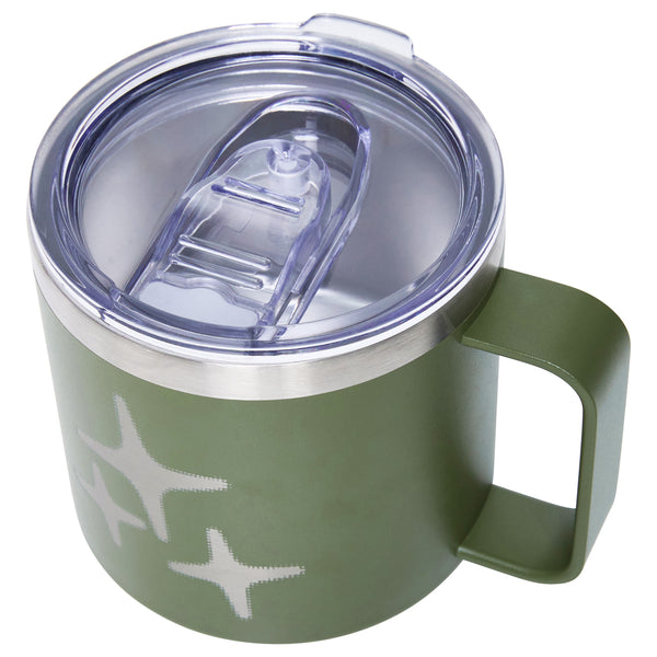 STAINLESS STEEL TRAVEL MUG (ARMY GREEN)