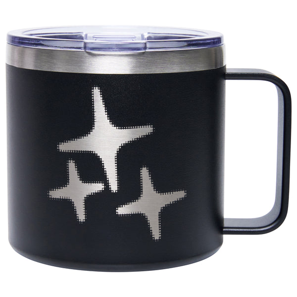 STAINLESS STEEL TRAVEL MUG (BLACK)