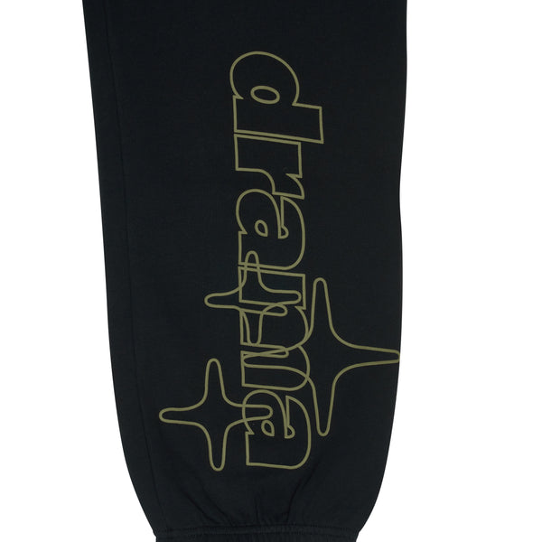 BLACK N ARMY GREEN LINESTAR BOTTOMS