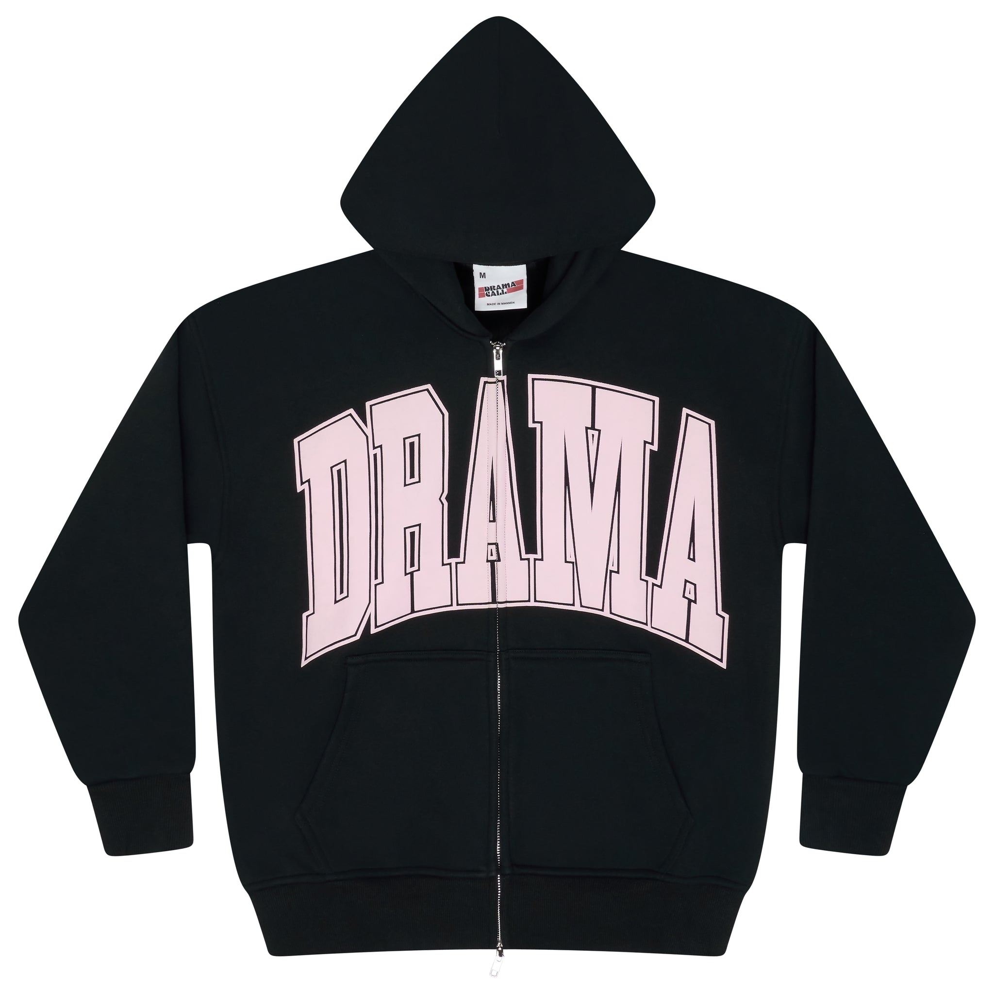 BLACK N PINK COLLEGE HEAVY ZIP UP