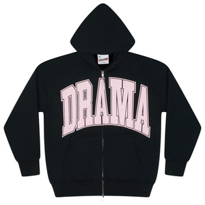 BLACK N PINK COLLEGE HEAVY ZIP UP