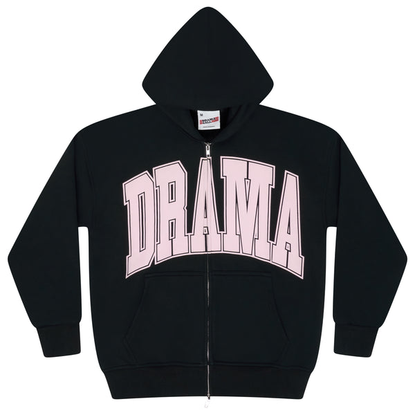 BLACK N PINK COLLEGE HEAVY ZIP UP