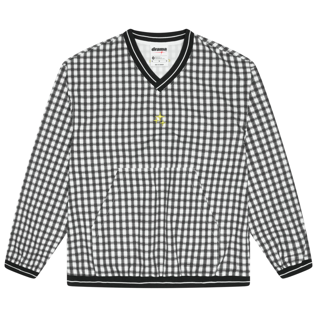 CHECKERED STA TRAININ DRILL TOP
