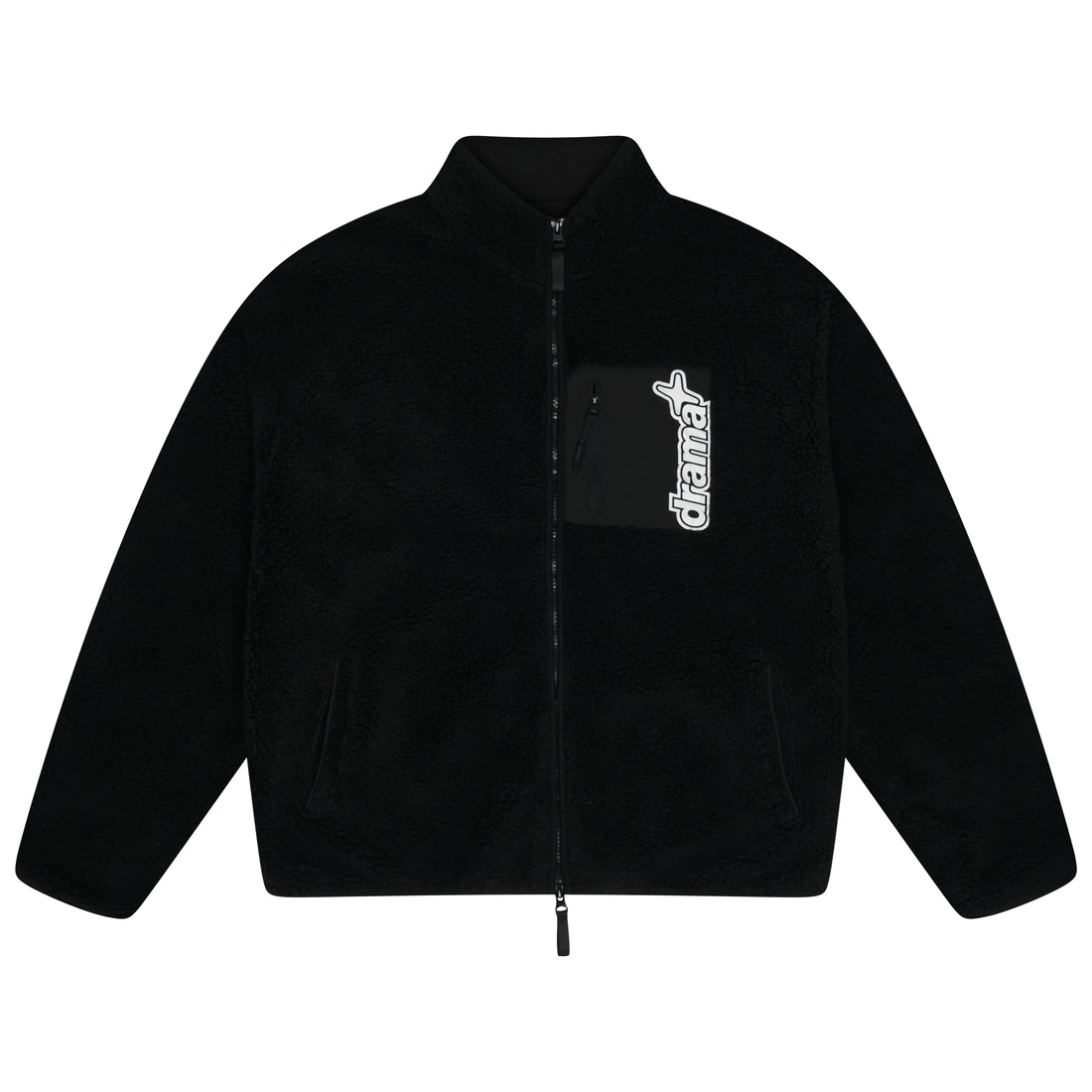 BLACK 1STA SHERPA FLEECE