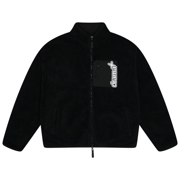 BLACK 1STA SHERPA FLEECE