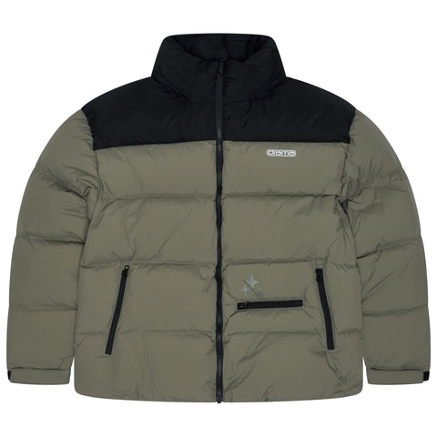 ARMY GREEN HALFTONE REVERSIBLE PUFFAH