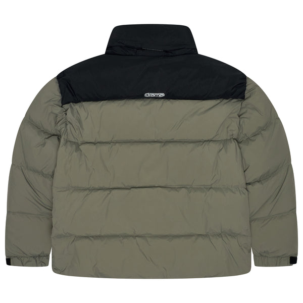 ARMY GREEN HALFTONE REVERSIBLE PUFFAH