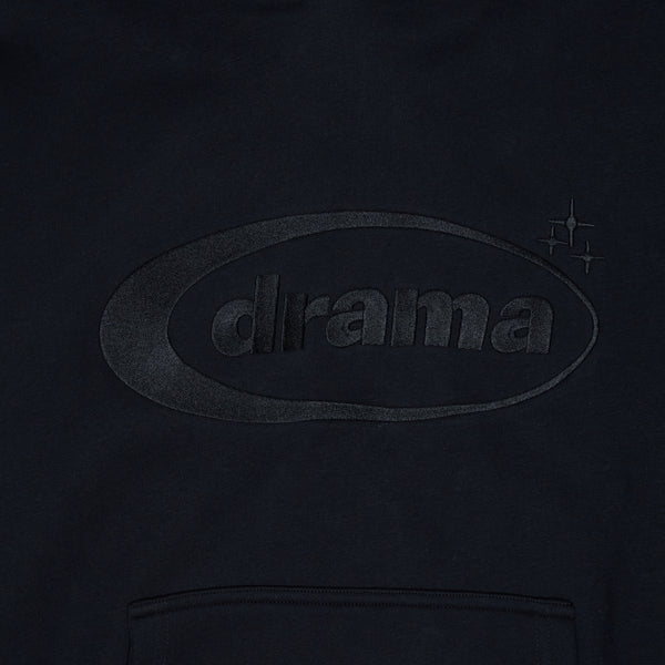 BLACK ON BLACK OVAL HOOD