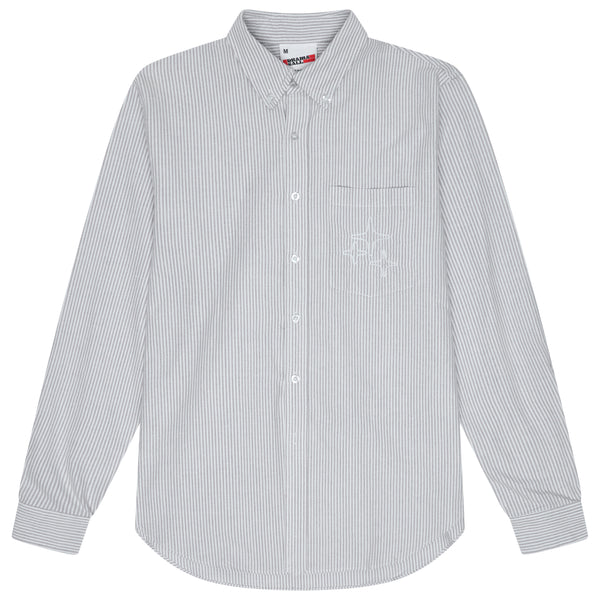 GREY STA STRIPE SHIRT