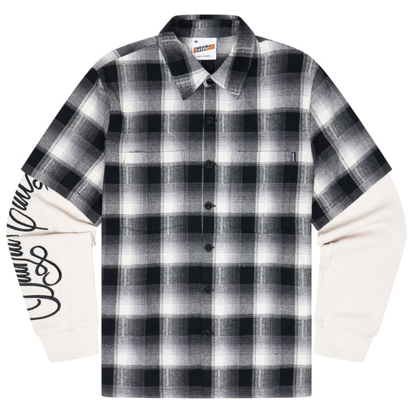 SCRIBBLE DOUBLE LAYER SHIRT