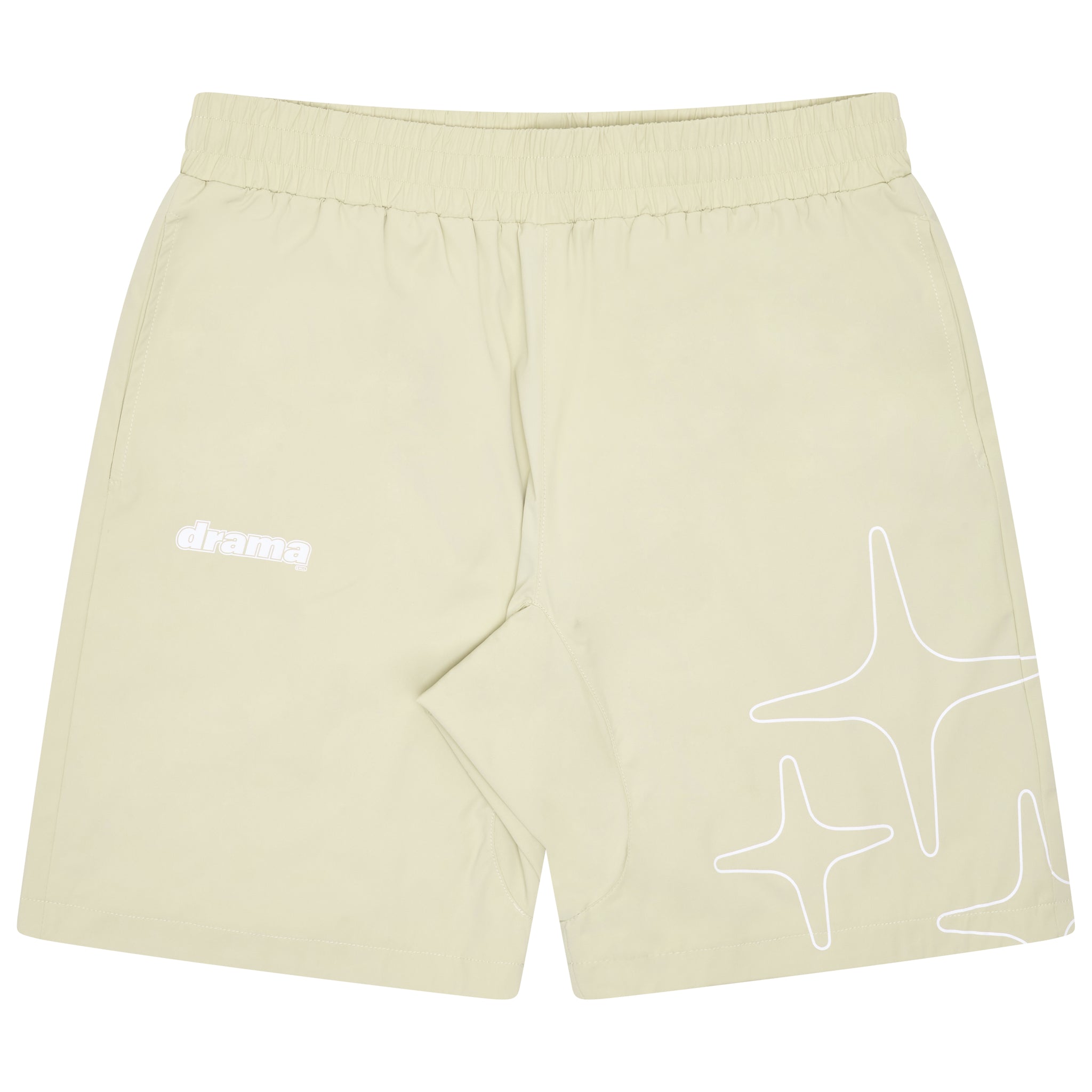 LIGHTWEIGHT NYLON SHORTS (TAN)