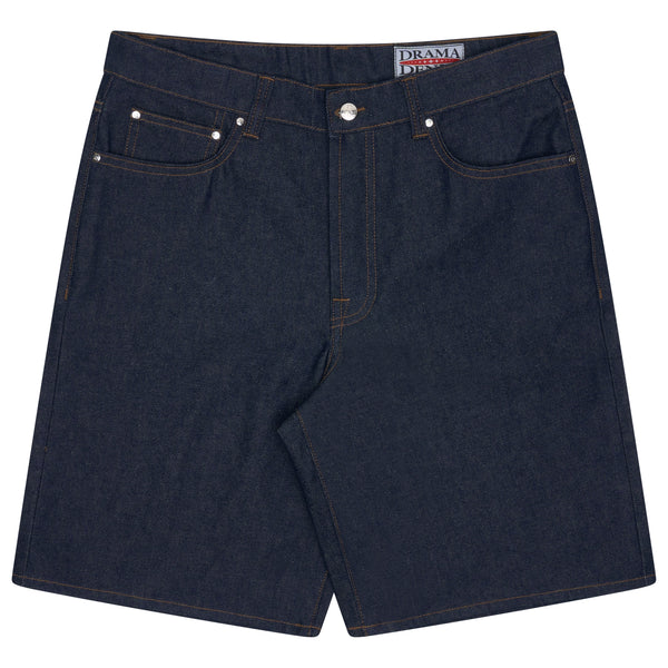 JUMBO JORTS (RAW INDIGO)