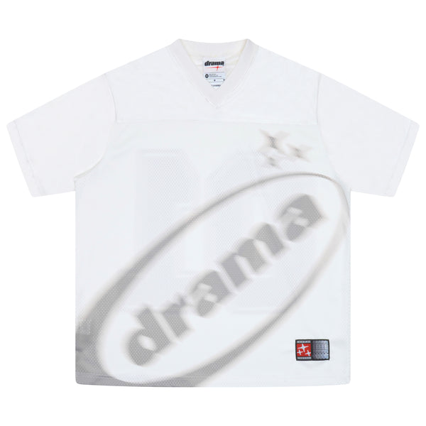 WHITE N GREY OVAL 01' JERSEY