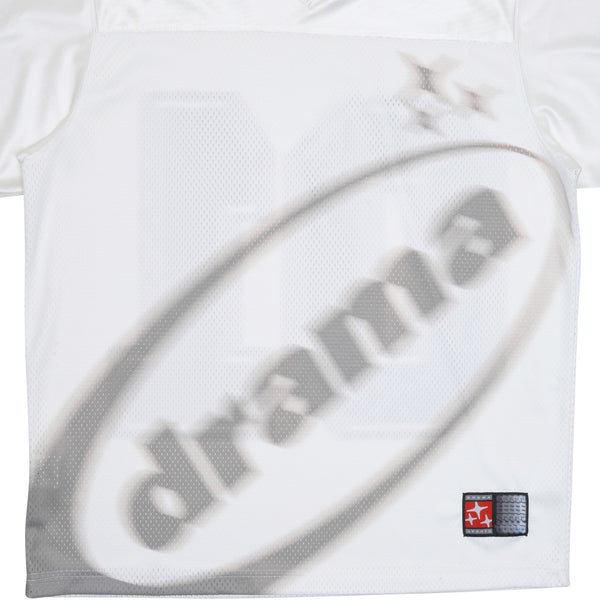 WHITE N GREY OVAL 01' JERSEY
