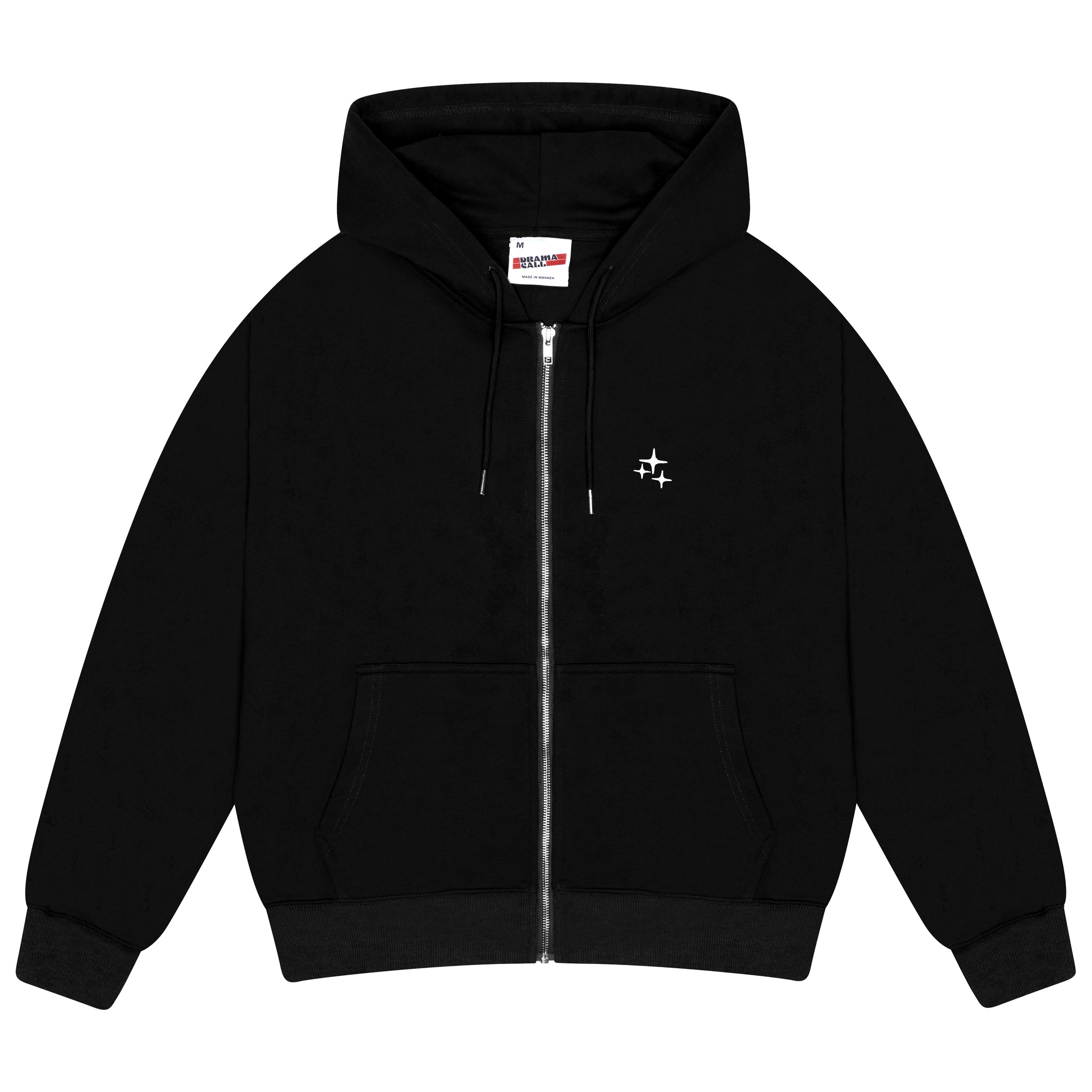 BLACK STA ZIP UP