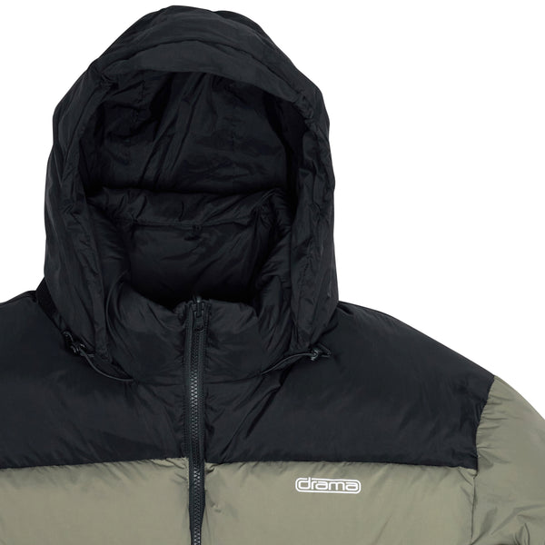 ARMY GREEN HALFTONE REVERSIBLE PUFFAH