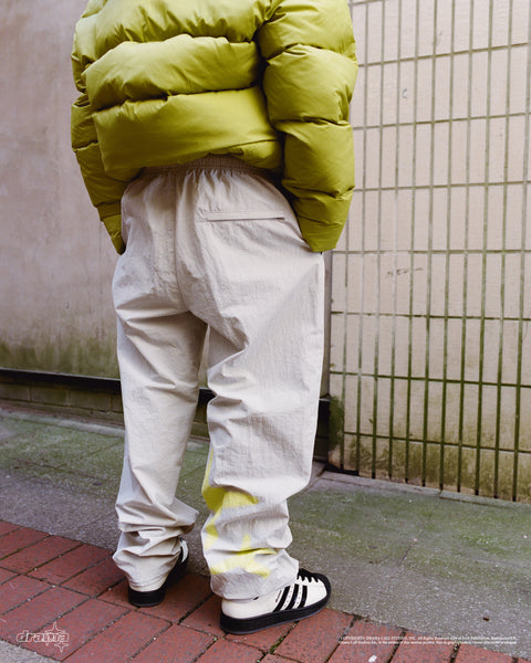 LITE GREY HALFTONE STA TRACK PANTS