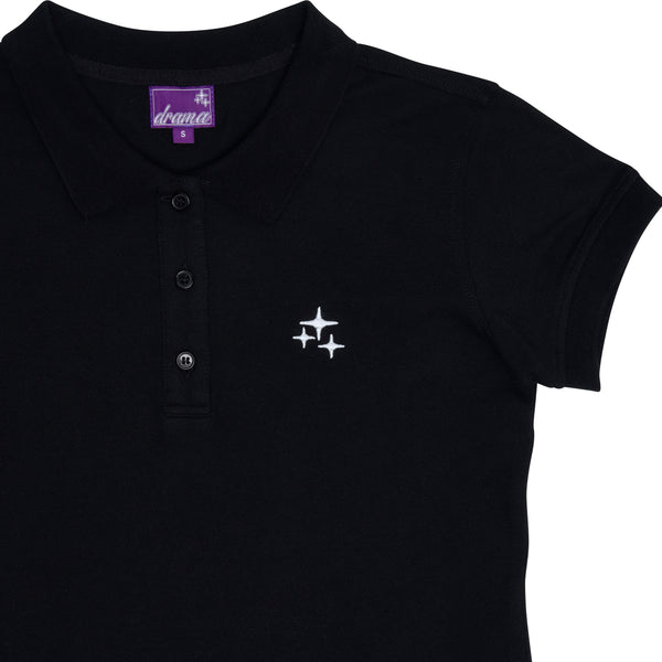 BLACK STA WOMENS POLO