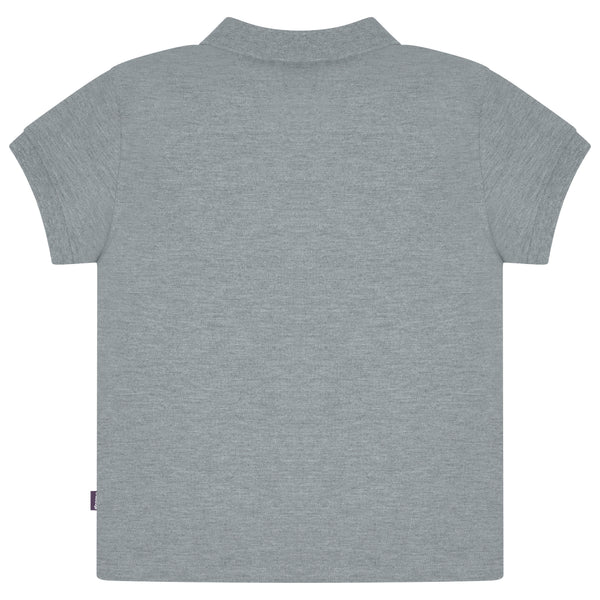 GREY N PINK STA WOMENS POLO