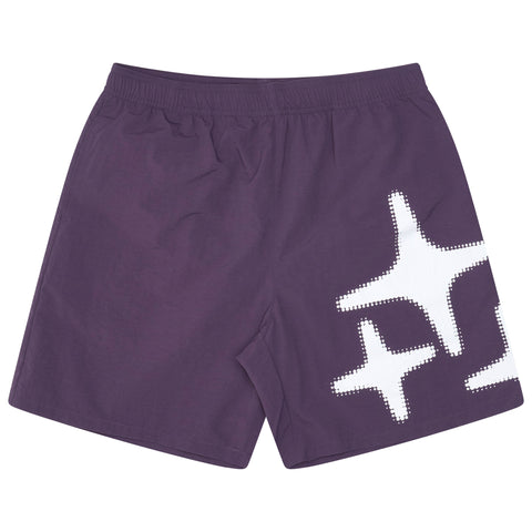 PURPLE 3STA SWIM SHORTS