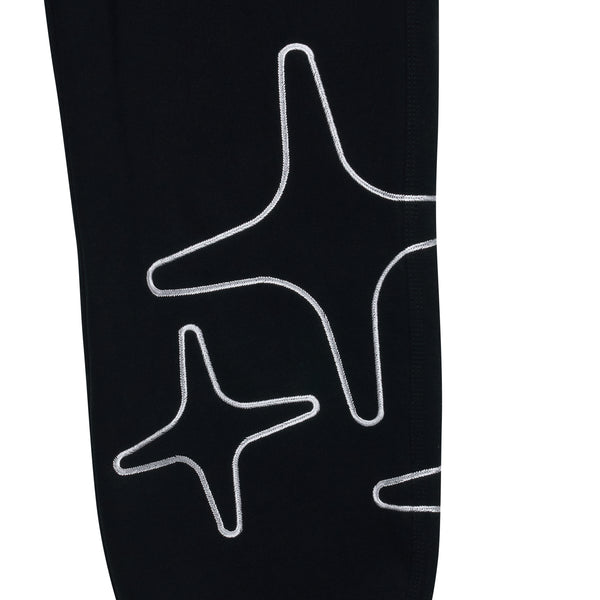 BLACK 3STA STITCH BOTTOMS