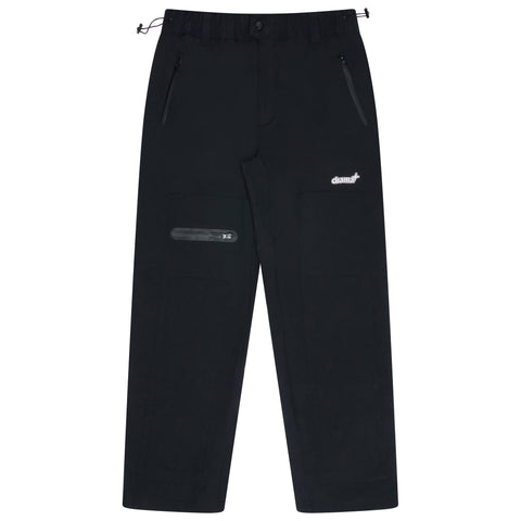BLACK 1STA HEAVY SHELL RAIN PANTS