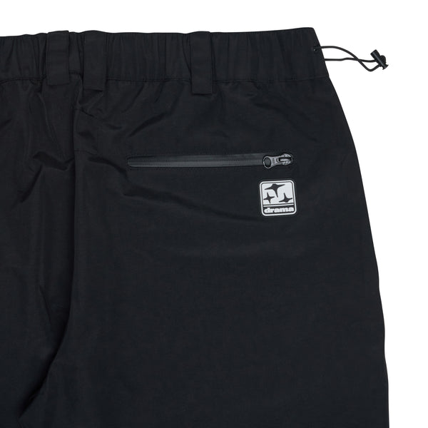 BLACK 1STA HEAVY SHELL RAIN PANTS