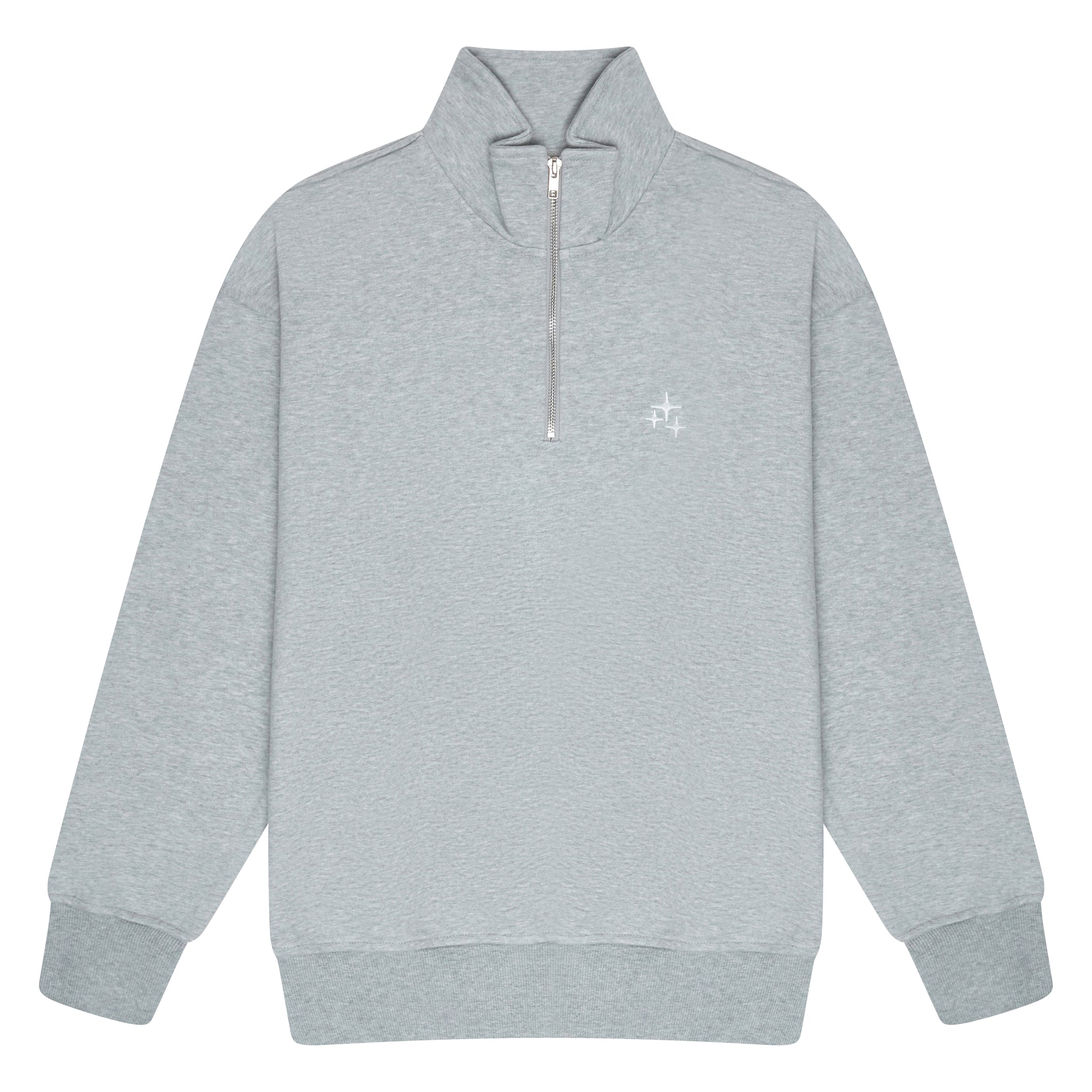 GREY STA 1/4 ZIP