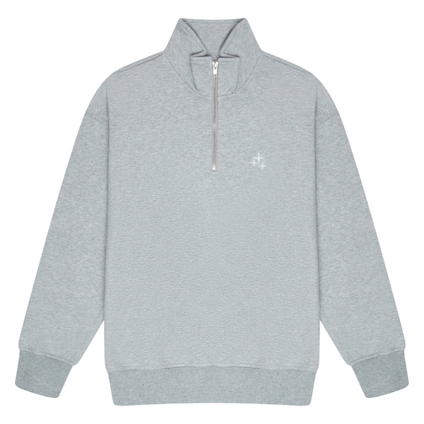 GREY STA 1/4 ZIP