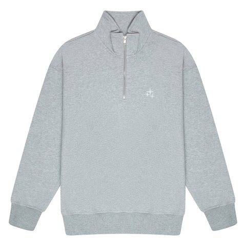 GREY STA 1/4 ZIP