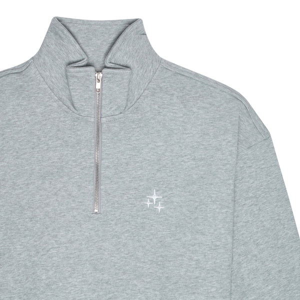 GREY STA 1/4 ZIP