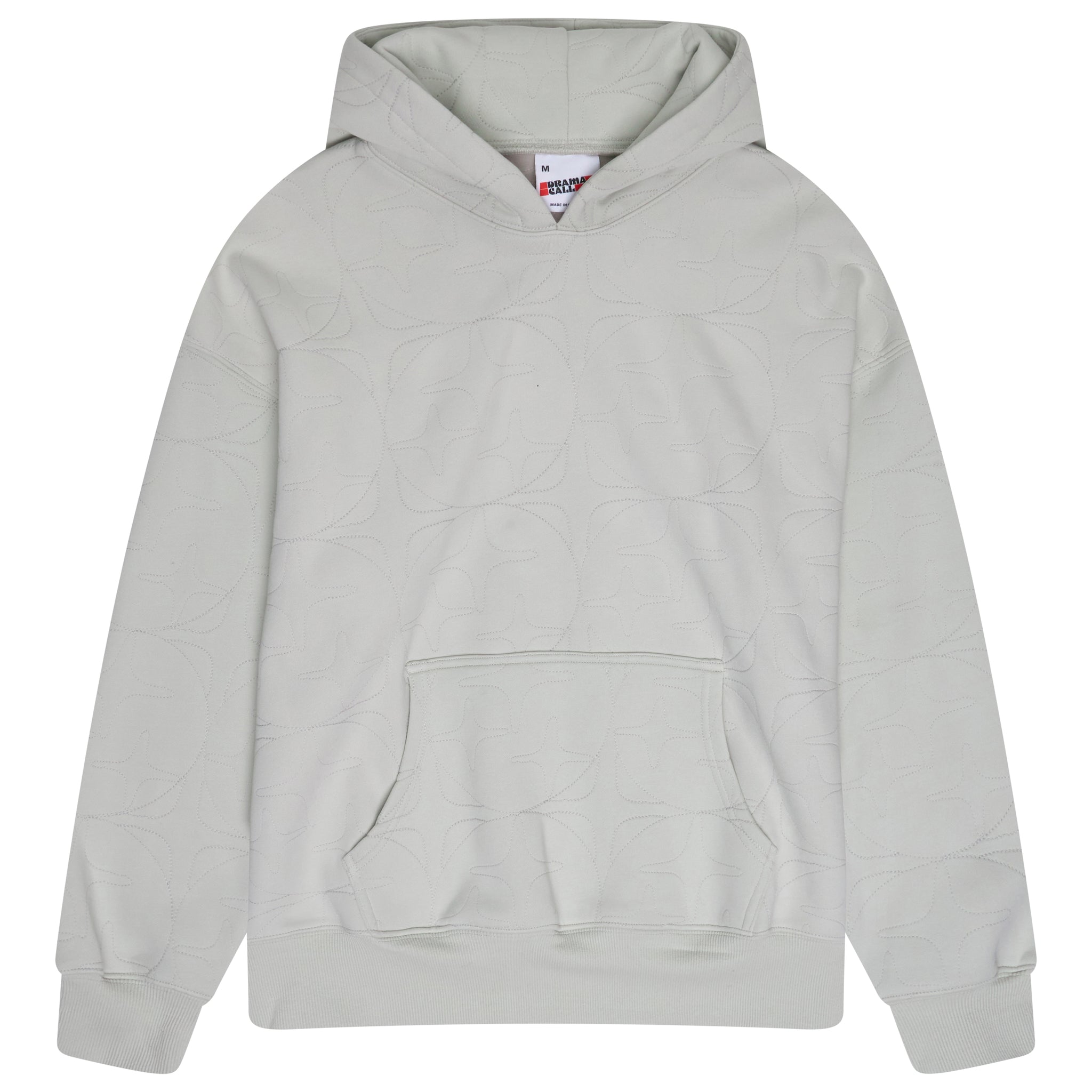 GREY ALL STAR EMBROIDERED HOOD